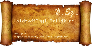 Moldoványi Szilárd névjegykártya